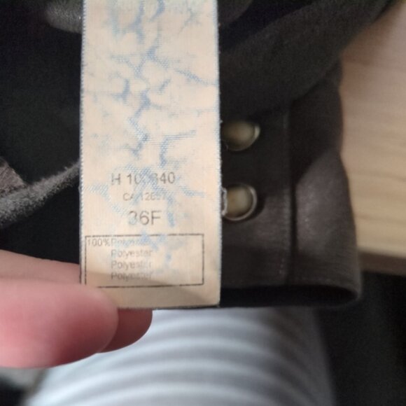 New Man Women's Faux Suede Western Inspired Brown Button Down Shirt Size Small - Picture 8 of 9